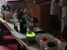 Szkoły Podstawowej KREATYWNI w Rumi - pokazy chemiczne