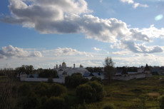 Widok na kreml w Suzdalu. 