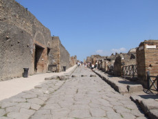 Ruiny Pompeji.